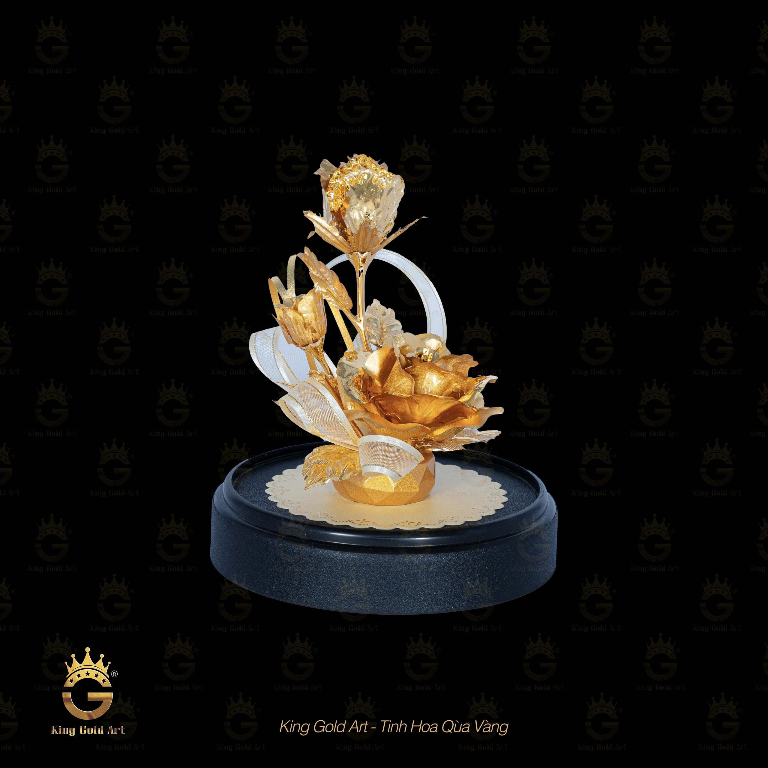 Bình Hoa Hồng để bàn mini quà tặng ý nghĩa